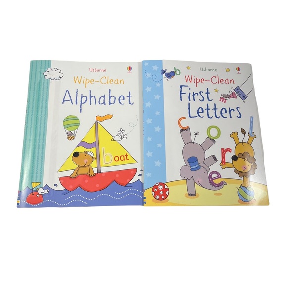 Usborne Toys 2 Usborne Alphabet Dry Erase Activity Workbooks Intro